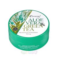 Esthetic House Увлажняющие гидрогелевые патчи для век с алоэ и зелёным чаем Aloe Vera & Green Tea Hydrogel Eye Patch, 60 шт