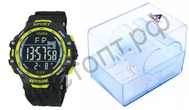 Часы наручные iTaiTek IT-373 (ЖЕЛТЫЙ)