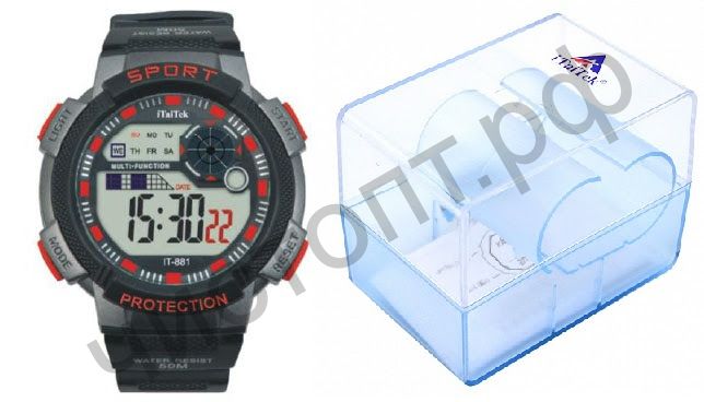 Часы наручные iTaiTek IT-881 (КРАСНЫЙ)