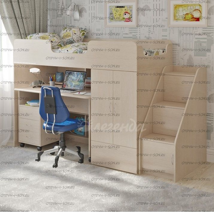 Кровать-чердак Легенда-ЛК3.14