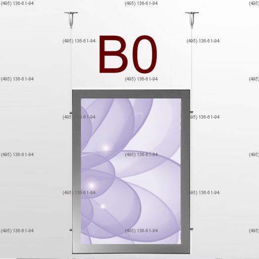 Световая панель MAGNETIC, двусторонняя, формат B0, 1000х1400 мм