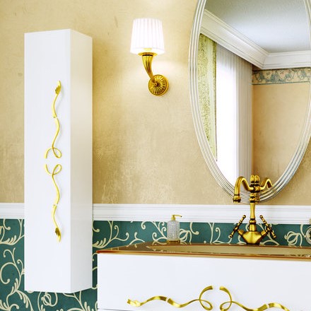 Изображение Навесной шкаф-пенал Aqwella Due Amanti 25х20