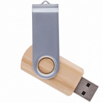 Флешка Twist Wood 8 Gb светлая