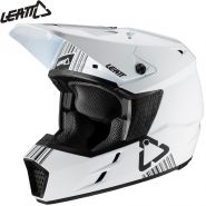 Шлем Leatt GPX 3.5 V20.1, Бело-черный