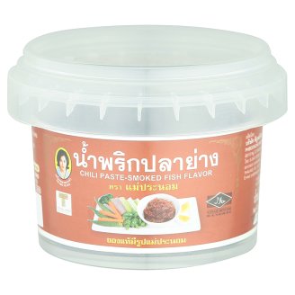 Тайская чили паста со вкусом копченой рыбы Mae Pranom Brand 90 гр