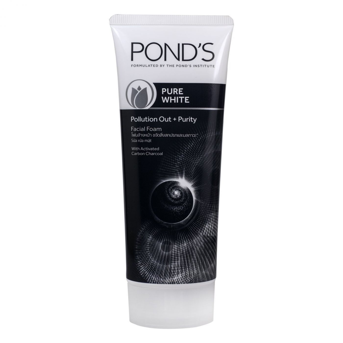 Пенка для умывания с углем Ponds Pure White 50 гр