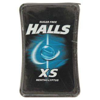 Мятные леденцы Холс по-тайски без сахара Halls XS 15 гр