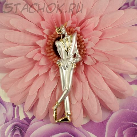 Брошь "Светский парень" (США)