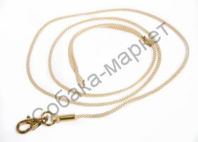 Поводок с карабином  O'Cabot Chic Франция (4 мм 125см)
