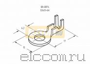 НАКОНЕЧНИК КОЛЬЦЕВОЙ D6.2mm REXANT