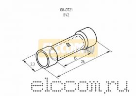 СОЕДИНИТЕЛЬНЫЕ ГИЛЬЗЫ изолированные ( VB 2 ) REXANT