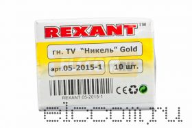 РАЗЪЁМ гнездо TV "никель" GOLD REXANT