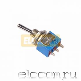 Тумблер 250V 3А (3c) ON-OFF-ON однополюсный Micro (MTS-103)