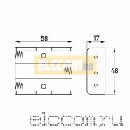 Батарейный отсек 3 х АА (с проводами)