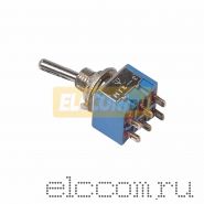 Тумблер 250V 3А (6c) ON-OFF-ON двухполюсный Micro (MTS-203)