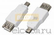 Переходник USB (гн. USB А - mini шт. USB), REXANT