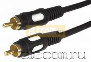 Шнур 1RCA Plug - 1RCA Plug 1.5М (GOLD) REXANT