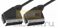 Шнур SCART- SCART (21PIN) 3м REXANT