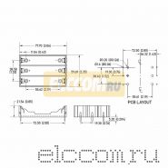 Батарейный отсек 3 х 18650 Li-ion (на плату)