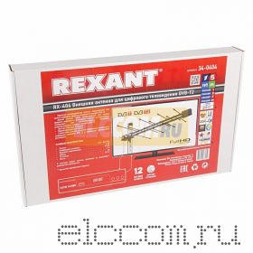 ТВ-Антенна наружная для цифрового телевидения DVB-T2 (модель RX-404) REXANT