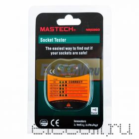 Тестер розеток MS6860D MASTECH