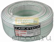 Кабель SAT 703B+CCS/AL( 75 Ом) 100м белый CABLETECH