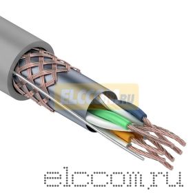 Кабель SFTP 4PR 24AWG CAT5E 305м STRANDED REXANT