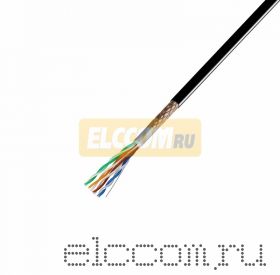 Кабель SFTP 4PR 24AWG CAT5E 305м OUTDOOR REXANT