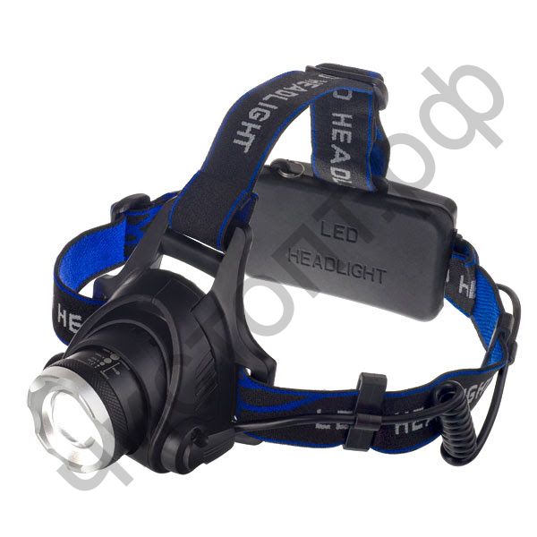 Фонарь налоб.Perfeo PF_A4404, 180LM, аккум 18650, Zoom, 3 режима