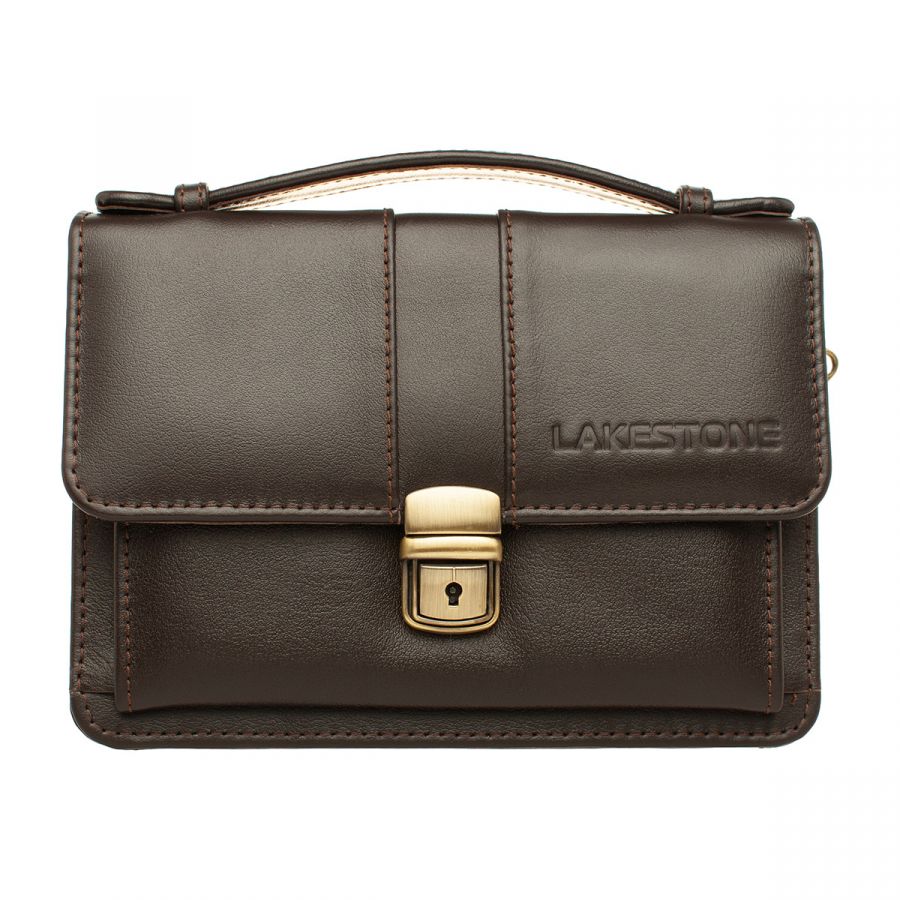 Мужская барсетка Lakestone Alford Brown