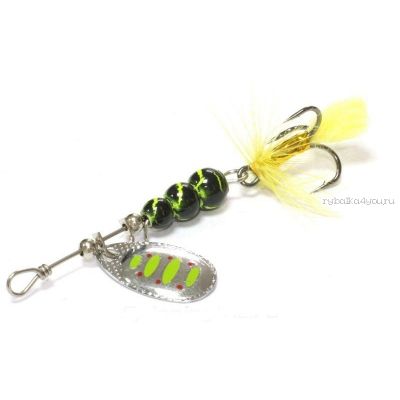 Блесна вращающаяся Sprut Shinzo Spinner #1 / 3 гр / цвет: STR-LT