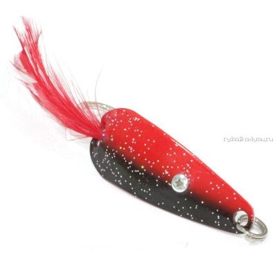 Блесна колеблющаяся Sprut Awabi Spoon 80мм / 15,7 гр / цвет: RBK