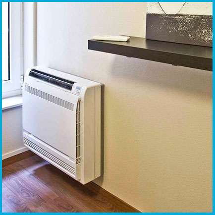 Монтаж напольного кондиционера 8-10 кВт