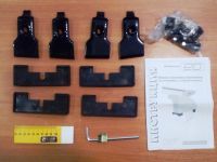 Багажник на крышу Nissan Almera Classic, ЕД, стальные прямоугольные дуги