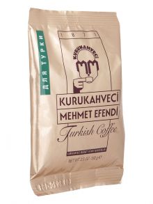 Турецкий кофе KURUKAHVECI MEHMET EFENDI, 100 грамм