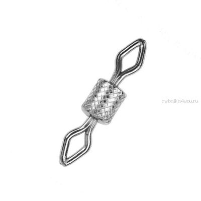 Вертлюг Sprut SW-05 BN   #1/0 /55кг (Diamond Eye Roulette Body Rolling Swivel) упаковка 6шт