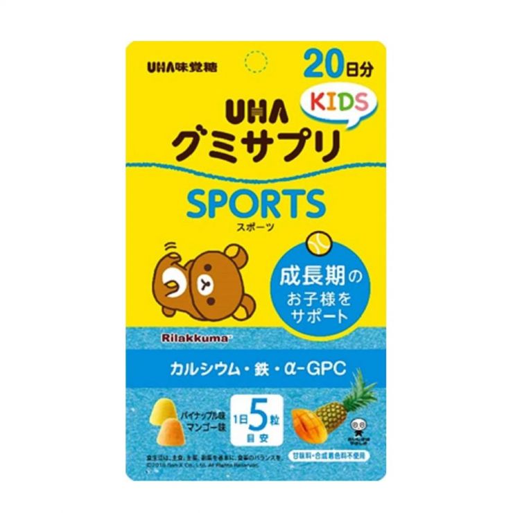 UHA Sports Витамины для Детей со вкусом Манго и Ананаса, 20 дней