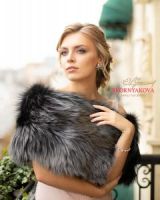 Меховая горжетка из лисы