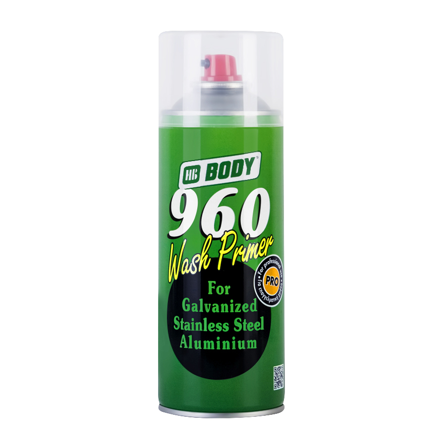 BODY 960 WASH PRIMER Аэрозольный грунт кислотный 0,4 л.