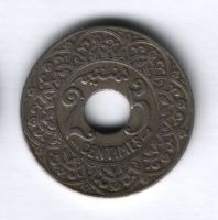 25 сантимов 1921 года Марокко