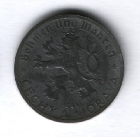 20 геллеров 1941 года Богемия и Моравия (Чехия)