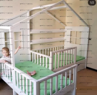 Кровать Домик угловой Fairy Land №20 (для двоих детей)