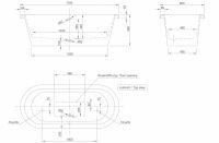 Ванна акриловая Knief Loft 0100-067 180х80 схема 4