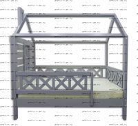 Кровать-Домик Simple Прованс №34