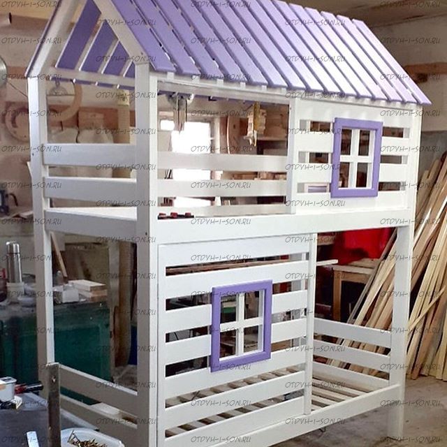 Кровать двухъярусная Домик Felicia №6