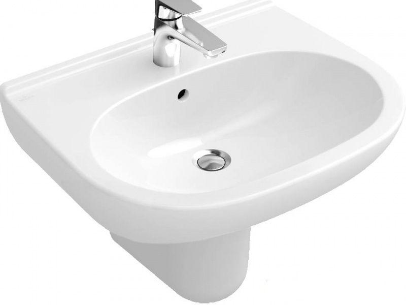 Раковина на пьедестал Villeroy&Boch O.Novo 51606001 60x49 схема 1