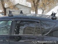 Багажник на крышу Toyota RAV4 2006-13, Атлант, аэродинамические дуги