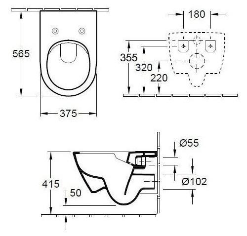 Унитаз Villeroy&Boch Subway 2.0 5614R2R1 ФОТО