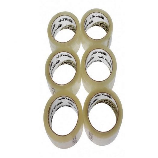 Прозрачный скотч, 48 мм  х 150 м, набор 6 шт