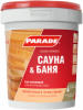 Лак для Саун Parade Classic L30 Сауна & Баня 0.9л Акриловый, Полуматовый, Бесцветный / Парад L30